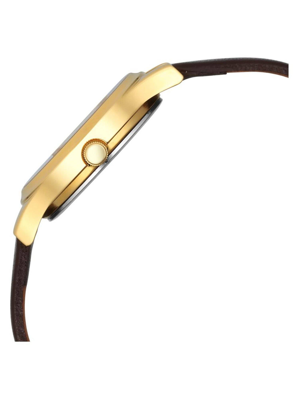 Karishma Quartz Analog Brown Leather Strap for Women | W92 - view 4