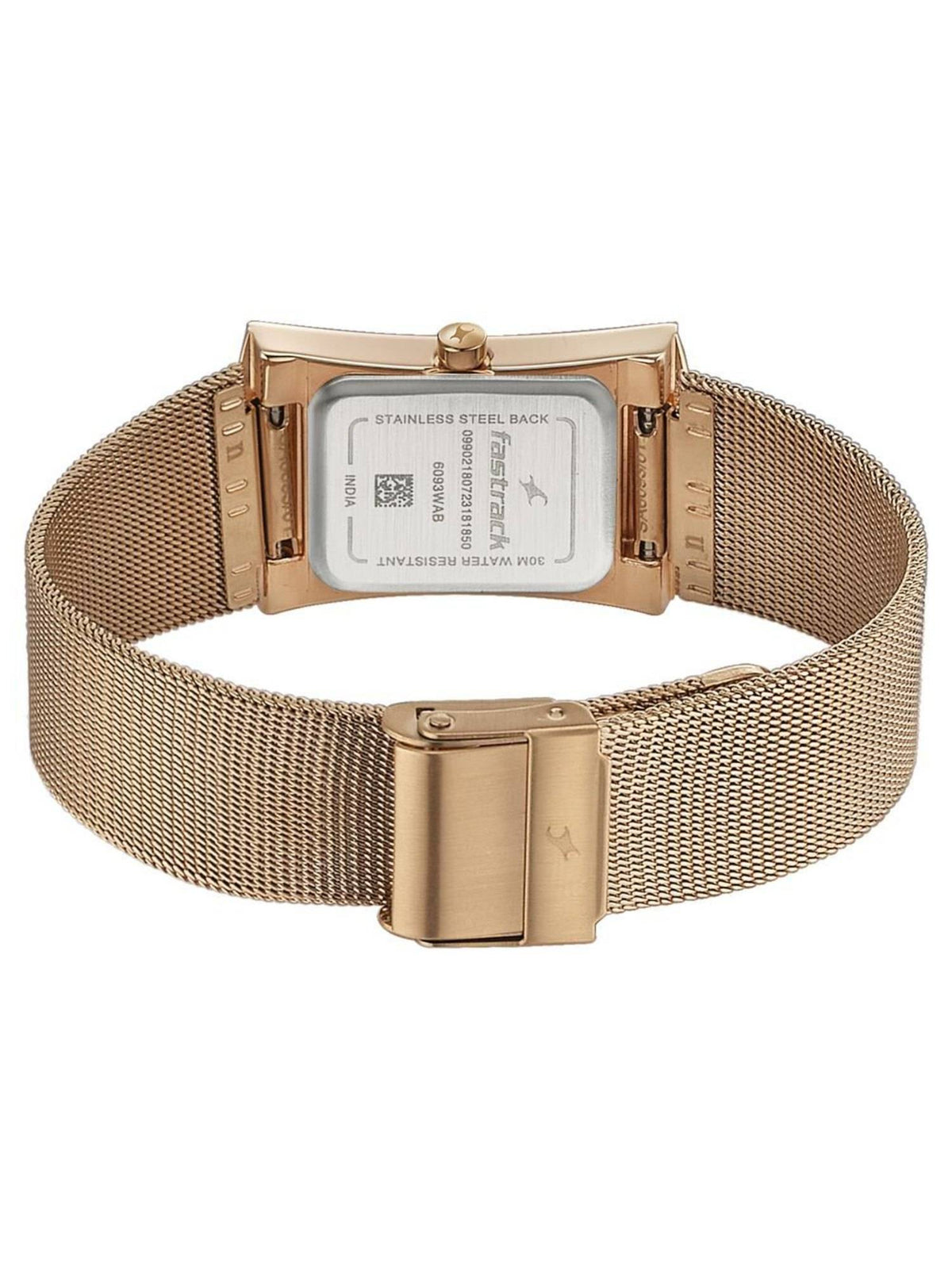 Pulse Quartz Analog Two Toned Dial Stainless Steel Strap Watch for Women | W92 - view 5