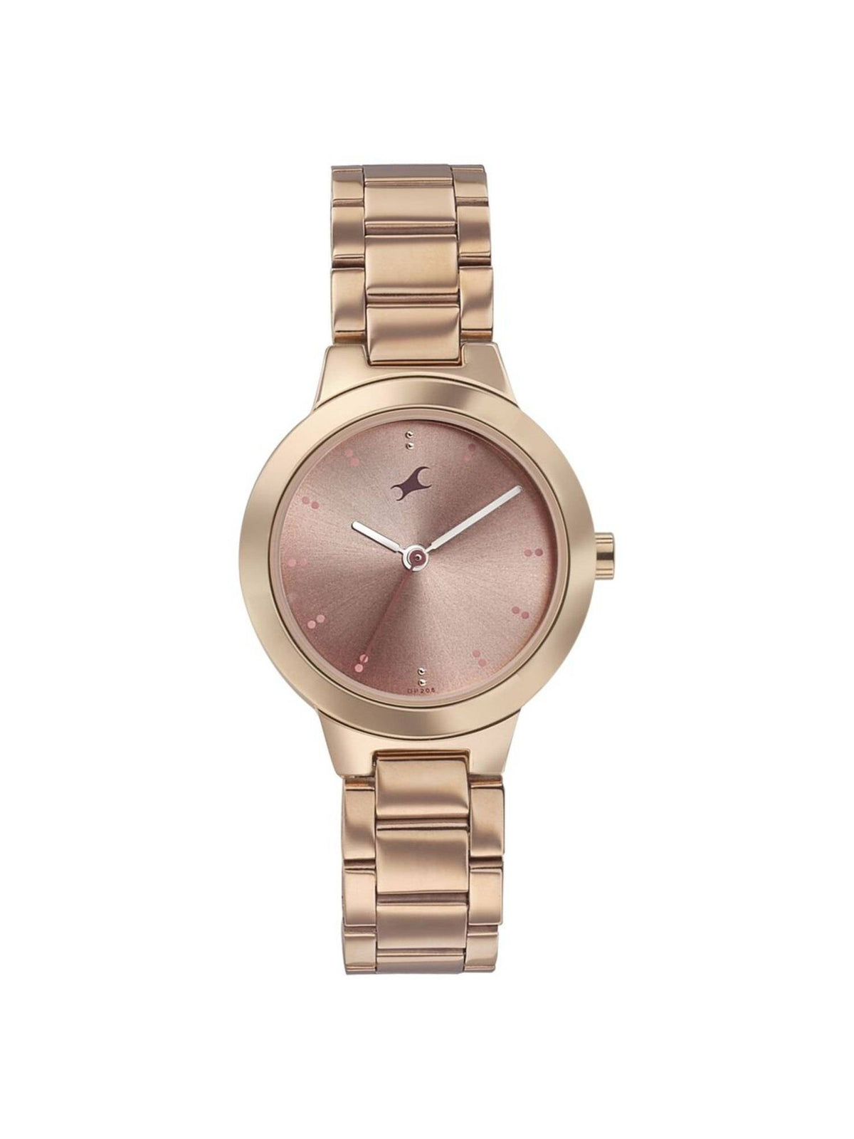 Pulse Quartz Analog Rose Gold Stainless Steel Strap Watch for Women | W92 - view 2