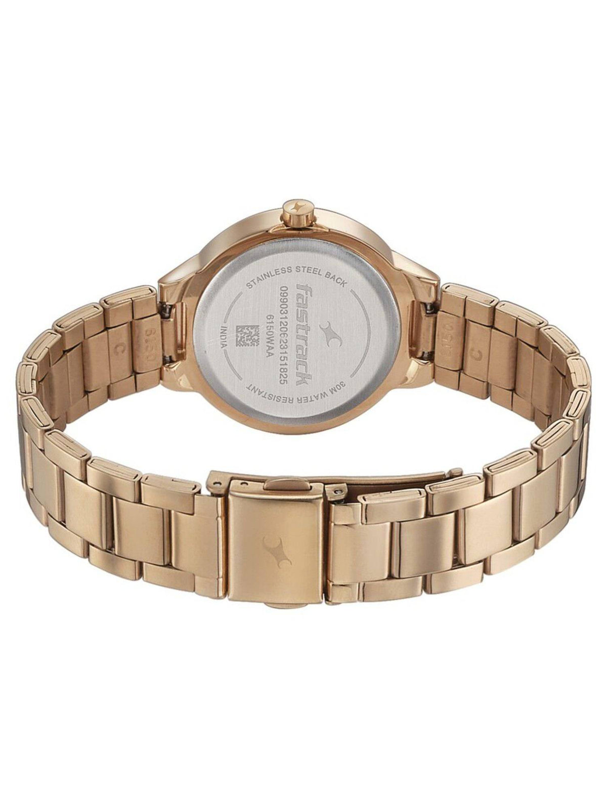 Pulse Quartz Analog Rose Gold Stainless Steel Strap Watch for Women | W92 - view 5