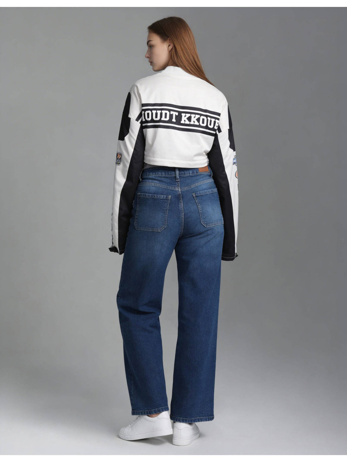 High Rise Straight Fit Jeans | ST23 - view 3