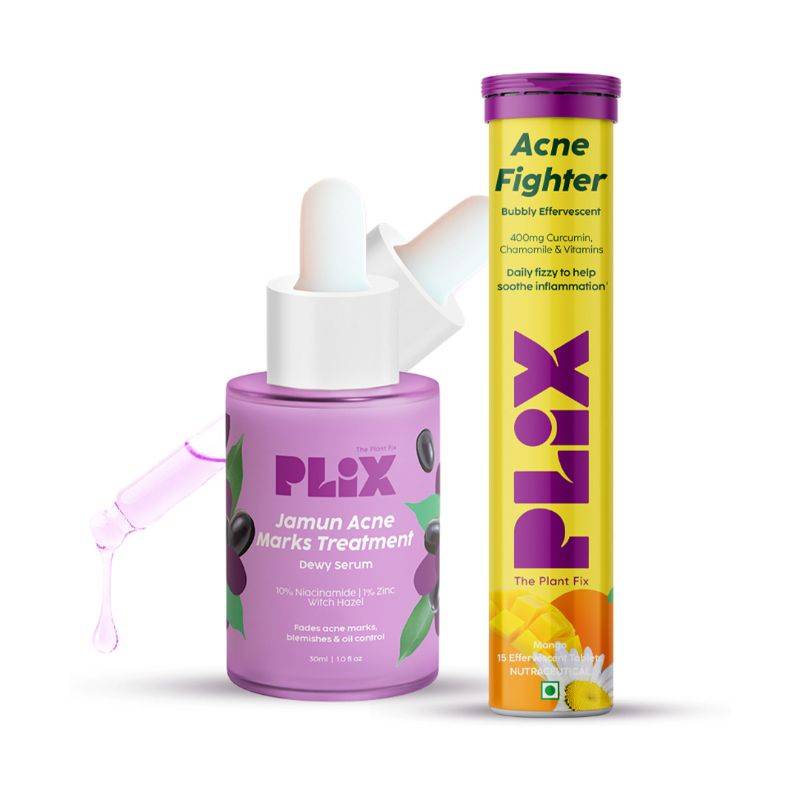 Acne Fighter 15 Effervescent Tablets And Jamun Face Serum Combo | PL1 - view 9