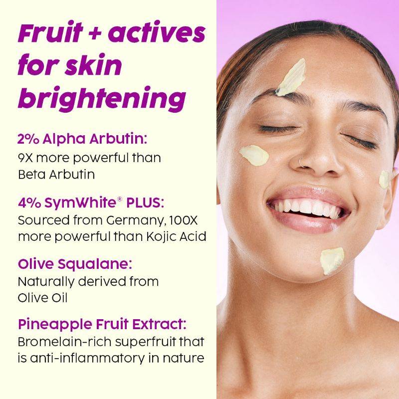 2% Alpha Arbutin Pineapple Moisturizer With SymWhite PLUS For Hyperpigmentation & Dark Spots | PL1 - view 3