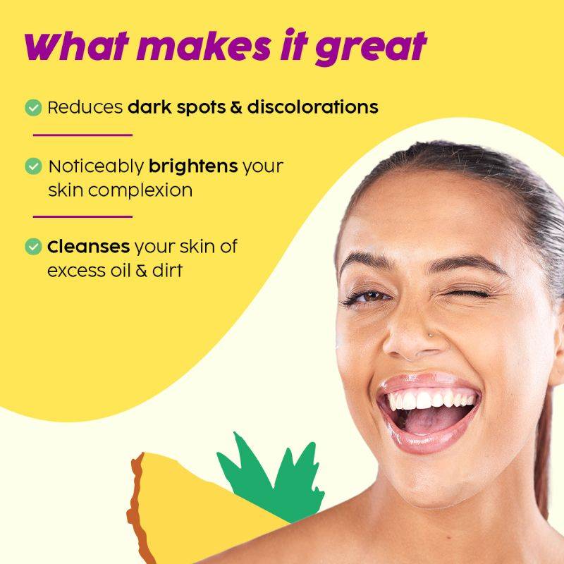 5% Pineapple Foaming Facewash For Depigmentation, For Skin Brightening & Even Toned Complexion | PL1 - view 2