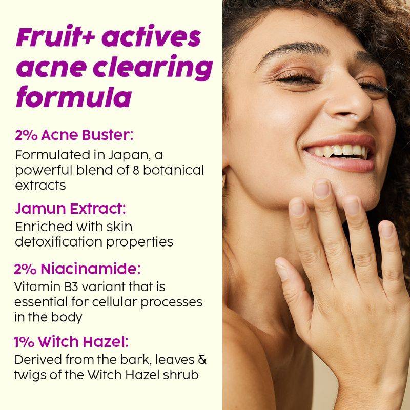 2% Niacinamide Jamun Moisturizer to Reduce Pimples for Oily & Acne Prone Skin, With Witch Hazel | PL1 - view 3