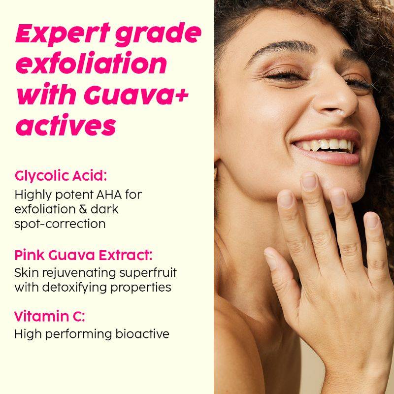 Guava Shine Bright Dewy Serum with 3% Glycolic Acid & Vitamin C | PL1 - view 2