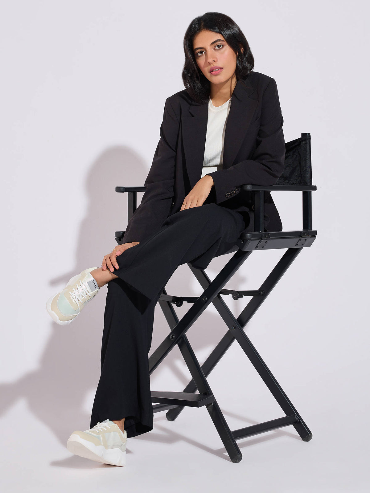 Swank Premium Ivory and Gold Sneakers | SN09 - view 7