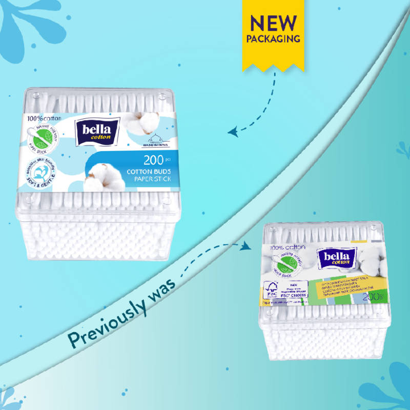 Cotton Buds with Paper Stick, Soft & Gentle,100% Cotton,Nature Friendly, Multipurposes | T32 - view 2