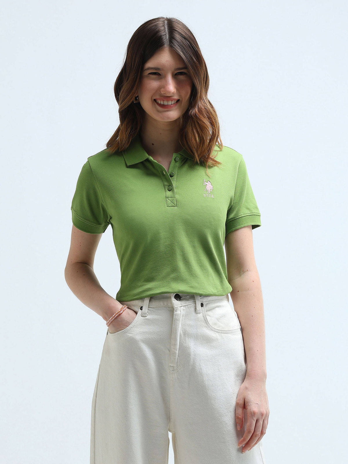 Solid Slim Polo T-shirt | PW43 - view 25