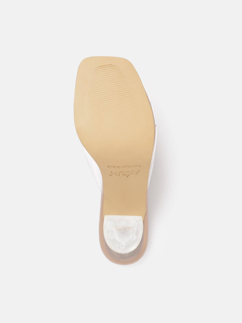 Nude Beige Transparent Hourglass Heels | H78 - view 4