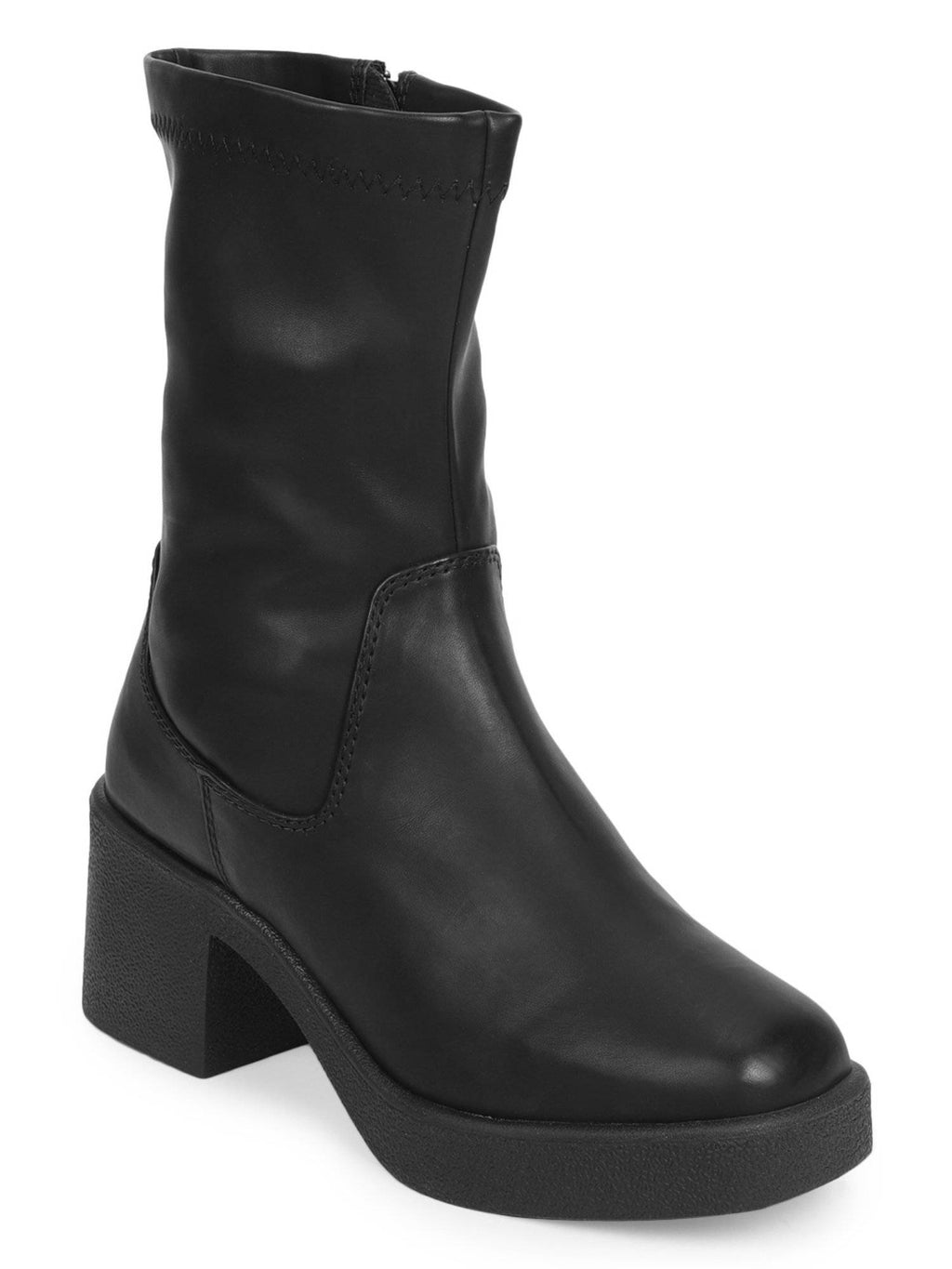 Black Solid Boots | BT61 - view 2