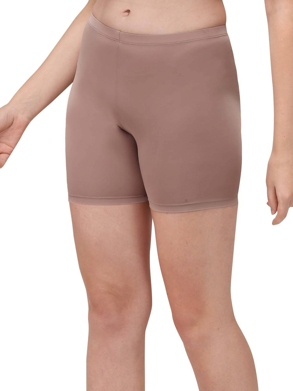 Mid Rise Soft Polyamide Spandex Mid Thigh Length Cycling Shorts - view 21