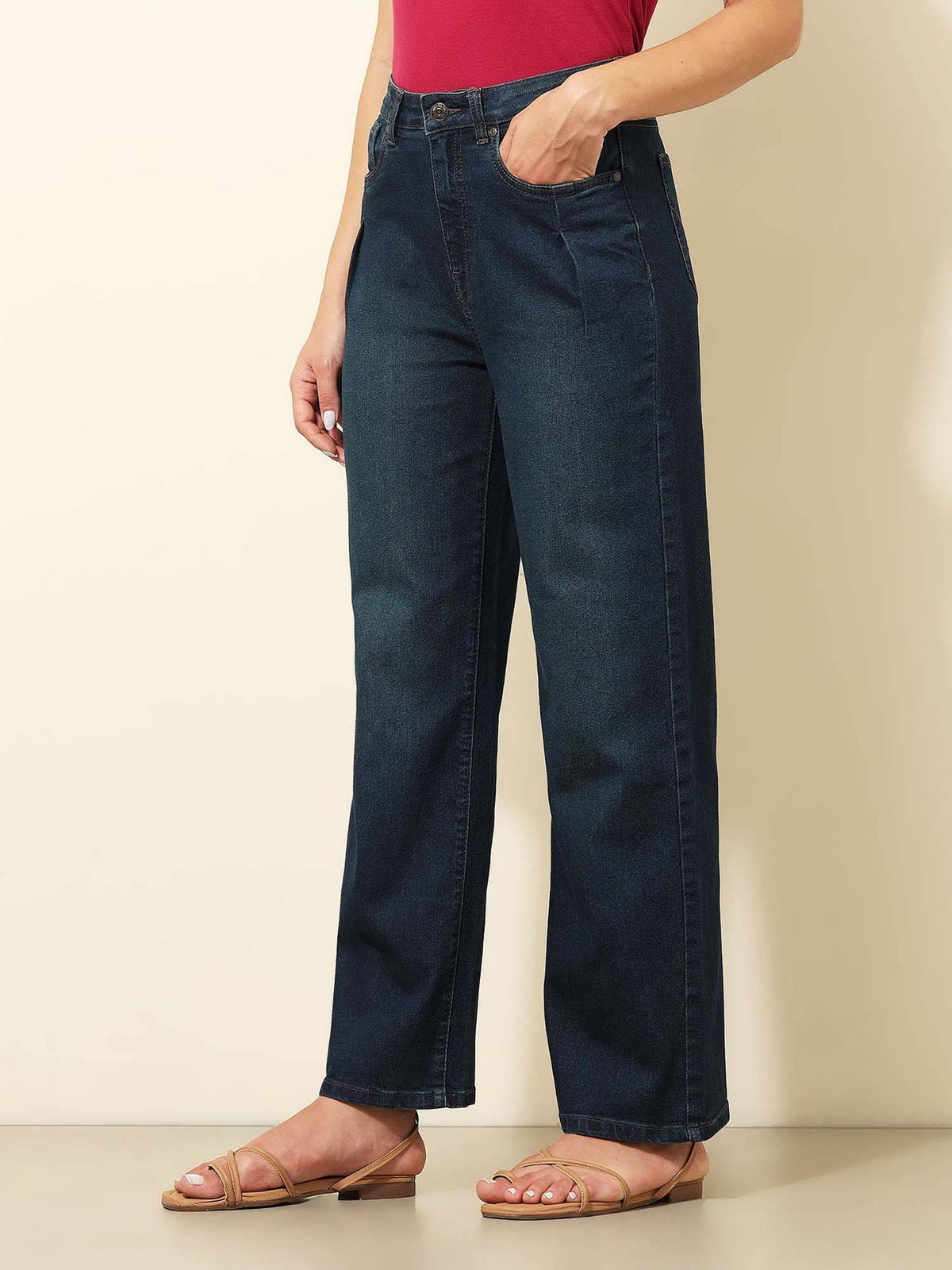 High Rise Wide Leg Jeans | WL90 - view 11