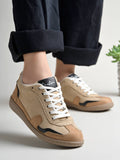 Women Beige Suede Sneakers | SN09 - view 1