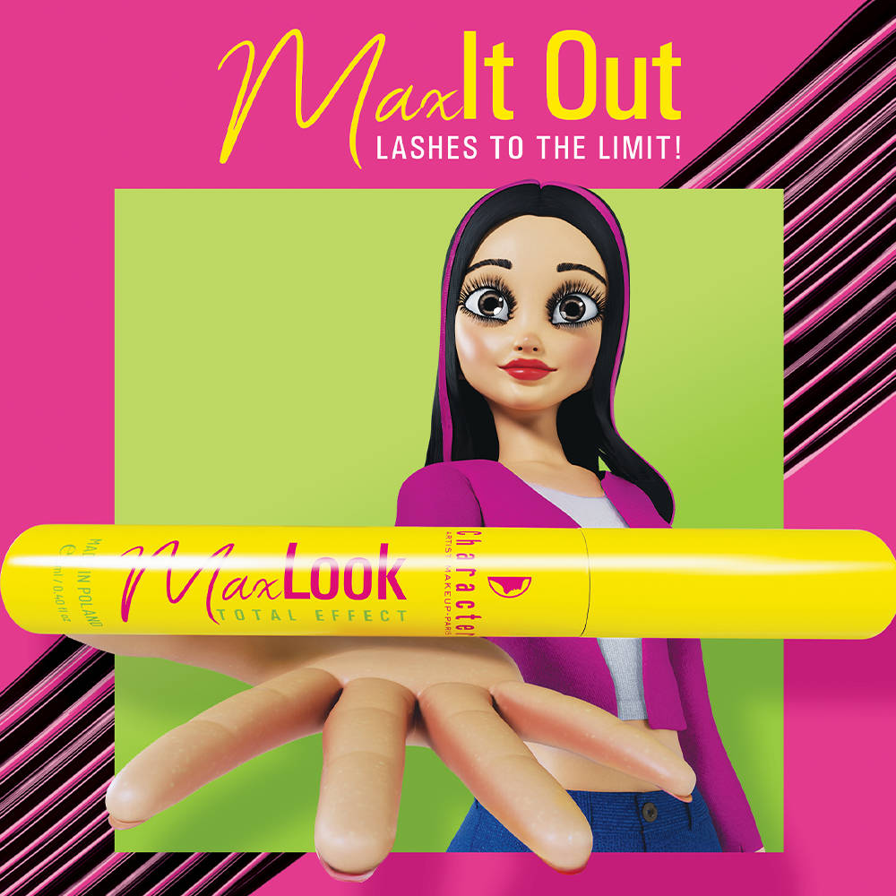 Max Look Total Effect Mascara, Smudgeproof, Waterproof, Lasts Upto 24 Hrs - | E20 - view 2