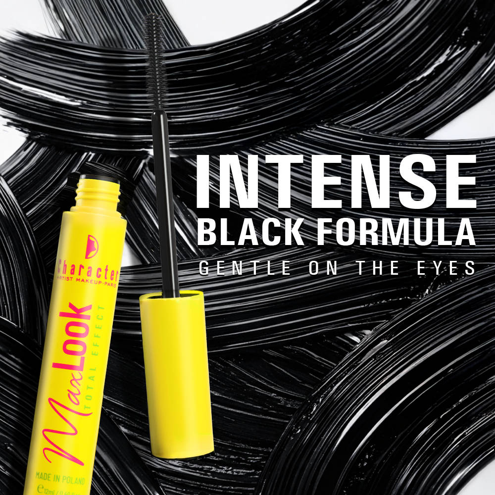 Max Look Total Effect Mascara, Smudgeproof, Waterproof, Lasts Upto 24 Hrs - | E20 - view 5