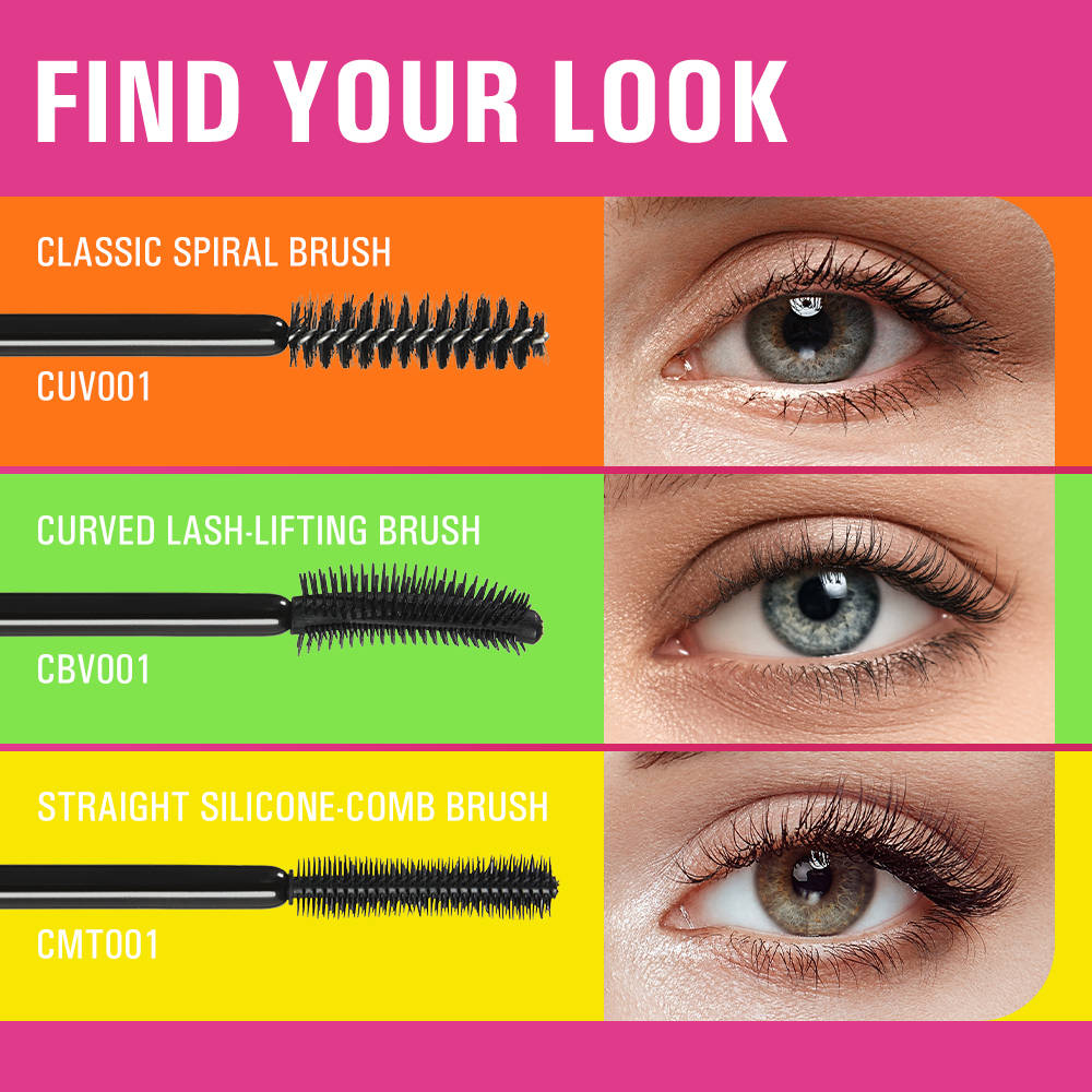 Max Look Total Effect Mascara, Smudgeproof, Waterproof, Lasts Upto 24 Hrs - | E20 - view 6