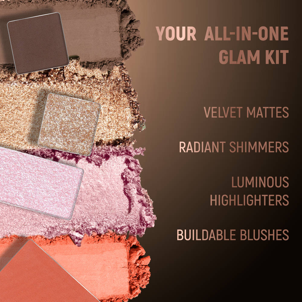 Pro Vista 40 Color Eyeshadow Palette | E20 - view 3