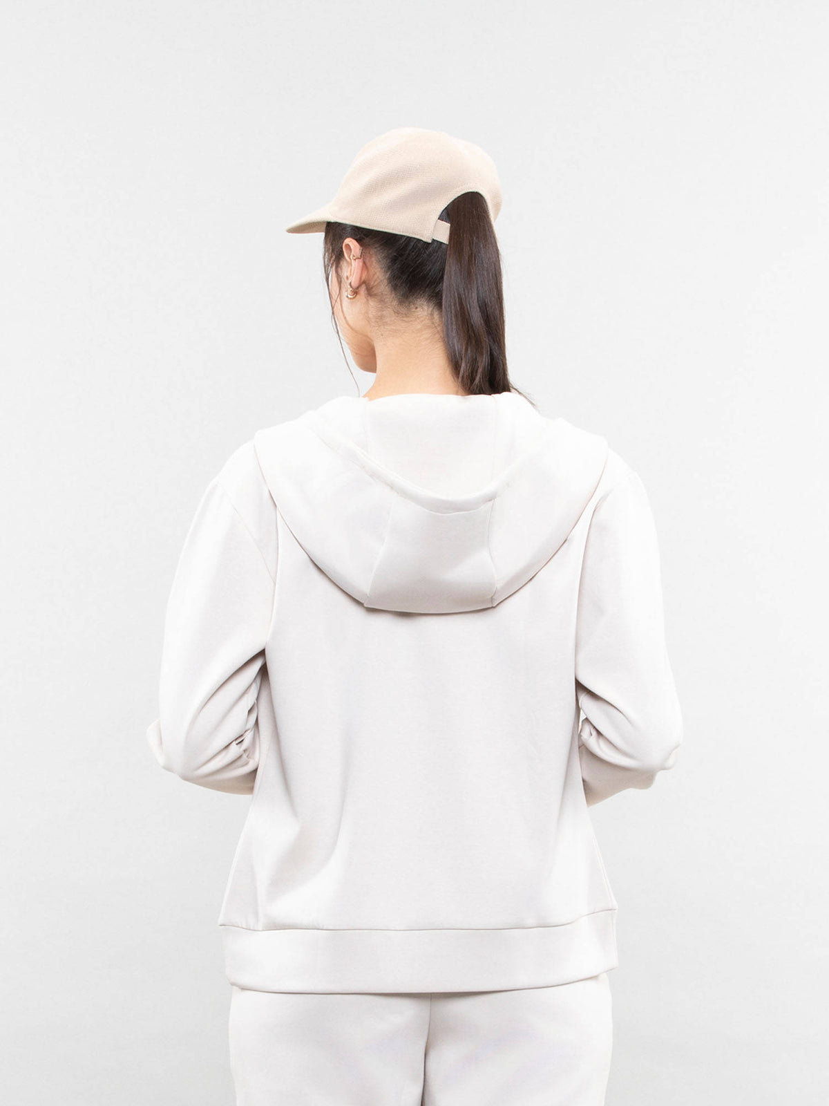 Women Black Zipper Hoodie | SS90 - view 5
