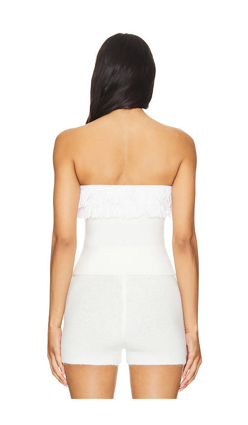 Rosie Ruffle Knit Tube Top | TT90 - view 3