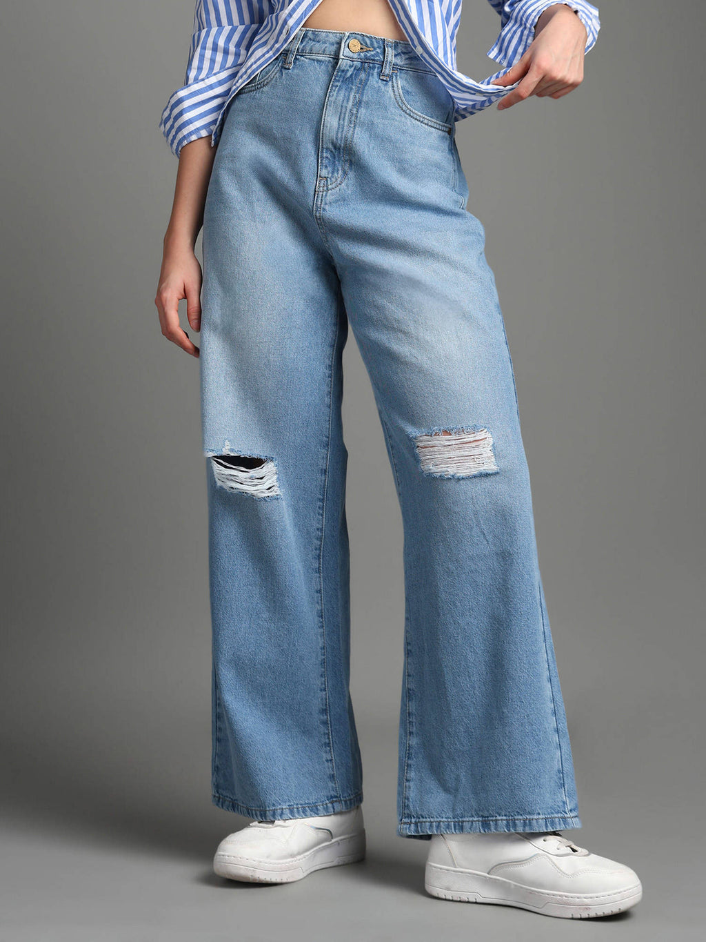 High Rise Wide Leg Jeans | WL90 - view 1