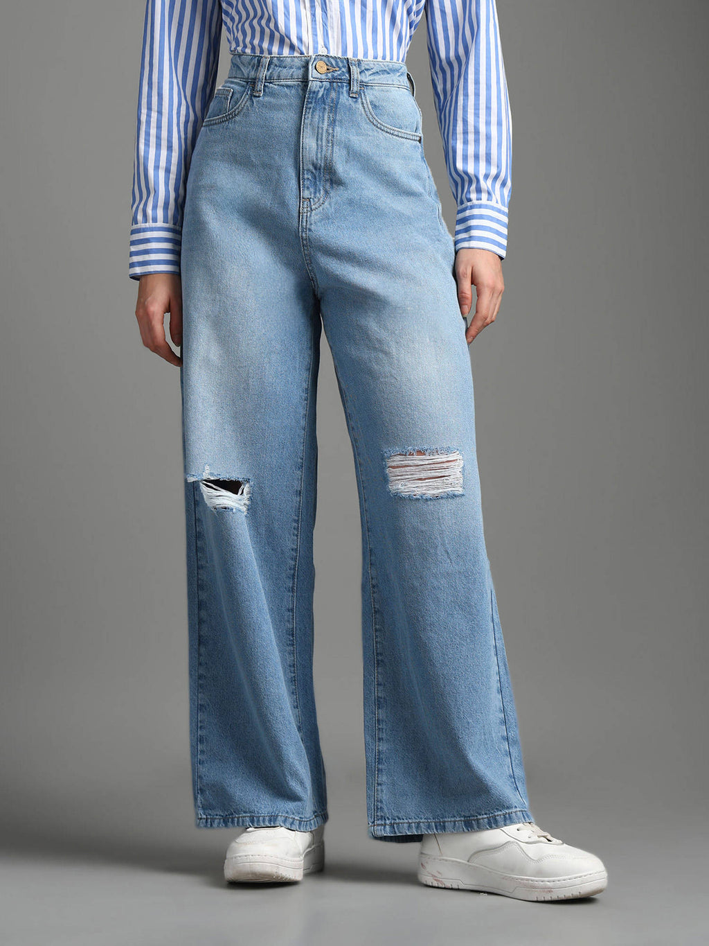 High Rise Wide Leg Jeans | WL90 - view 6