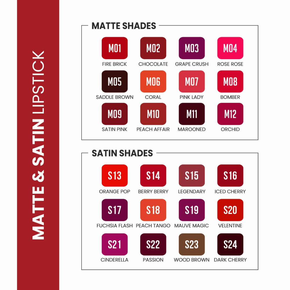 Matte & Satin Lipstick | L12 - view 4