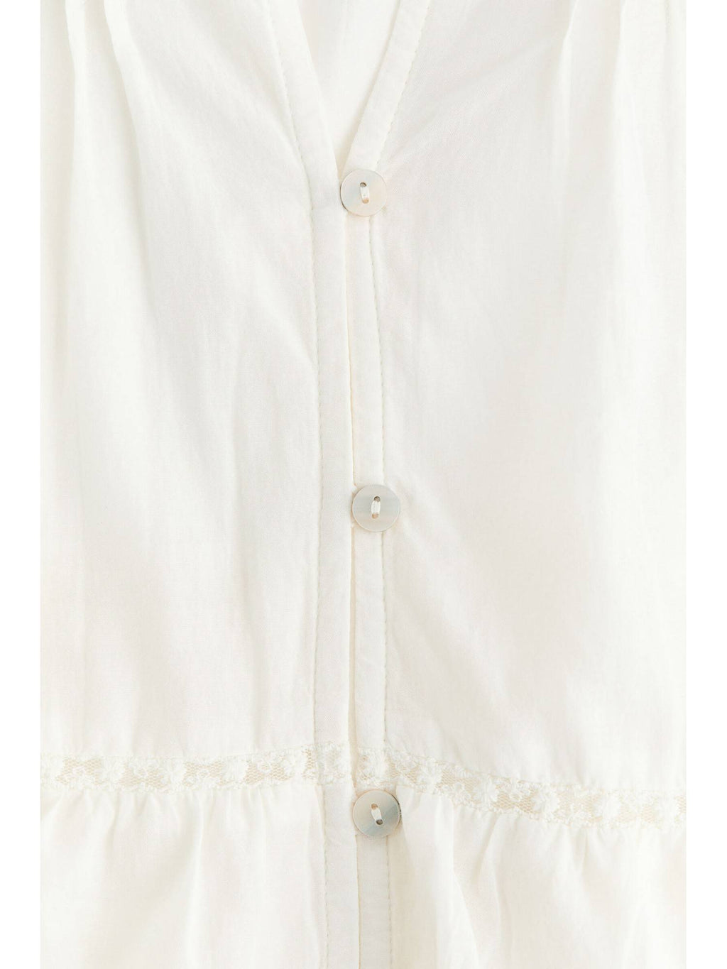 Women White Puff-Sleeved Blouse | S67 - view 6