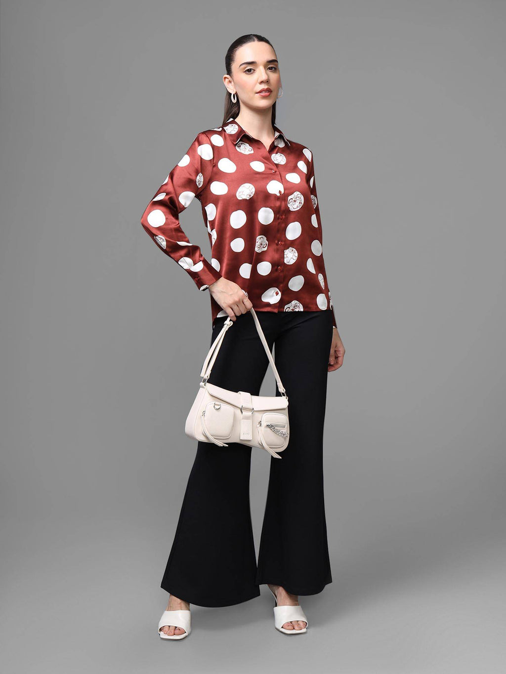 White Mateo Flared Jeggings | RF89 - view 14