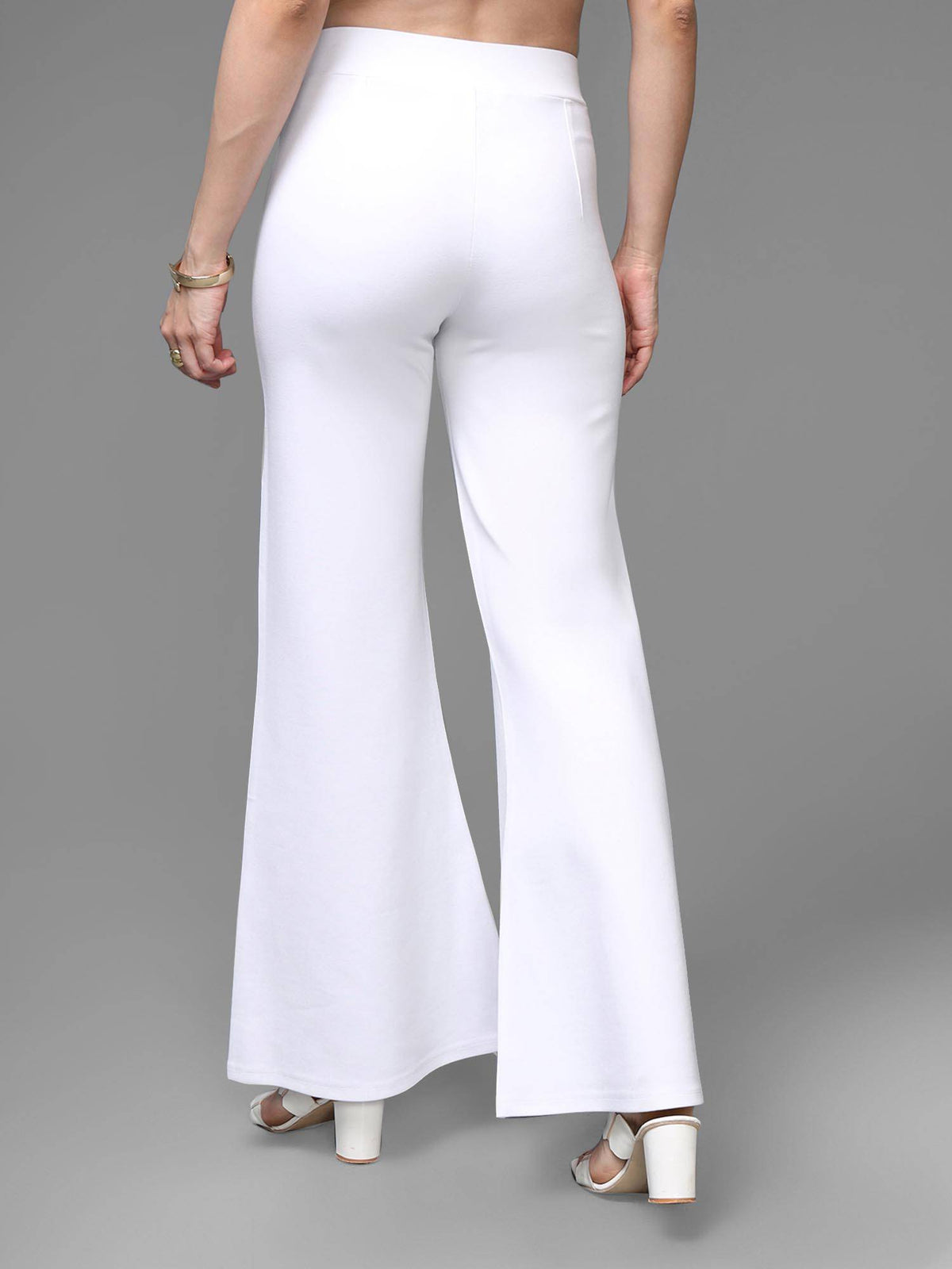 White Mateo Flared Jeggings | RF89 - view 2