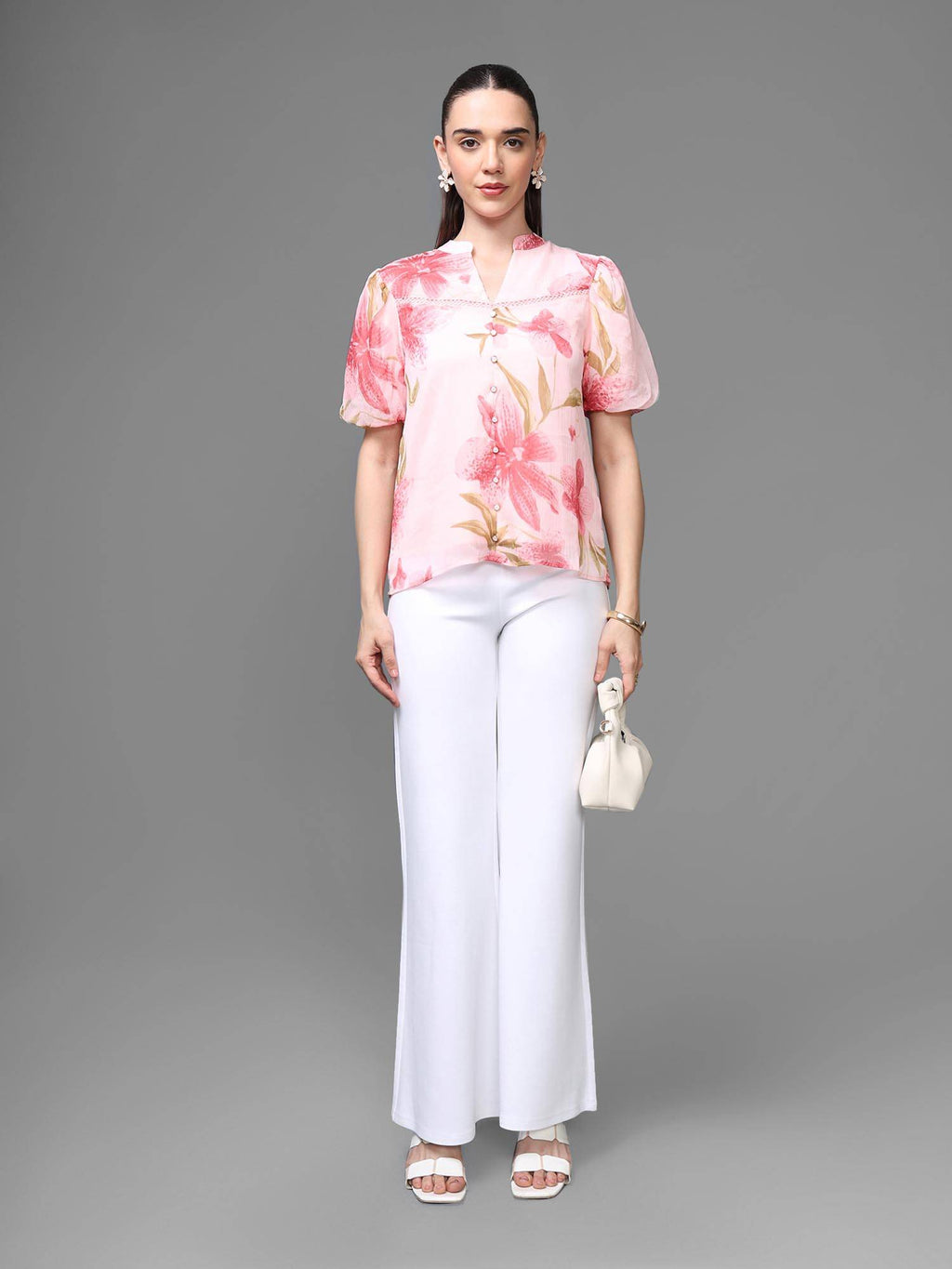 White Mateo Flared Jeggings | RF89 - view 6