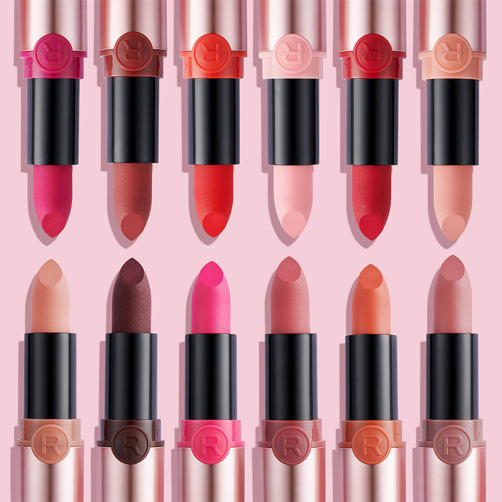 Revolution Powder Matte Lipstick - Rosy | L12 - view 6