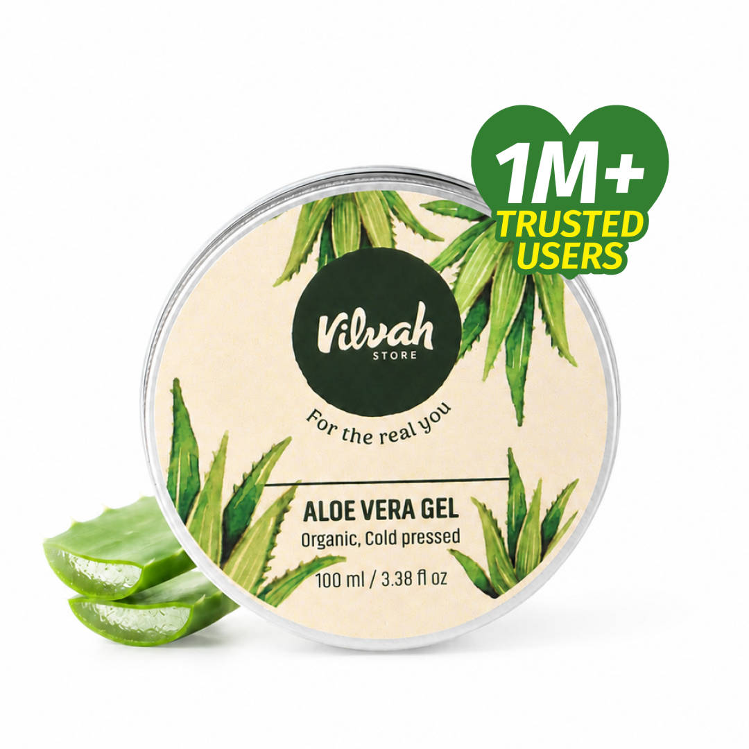 Aloe Vera Gel 100% Pure & Cold Pressed Multi Use Gel For Hair, Face & Body | FC3 - view 1