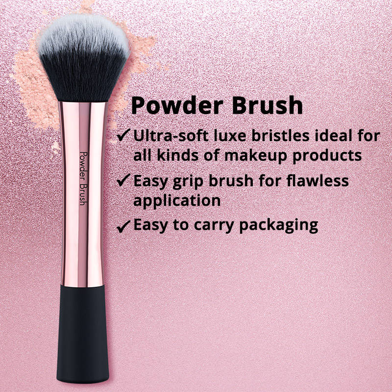 All Day Matte Oil Control Face Compact Powder+Nykaa Cosmetics Blend Pro Powder Brush | C83 - view 4