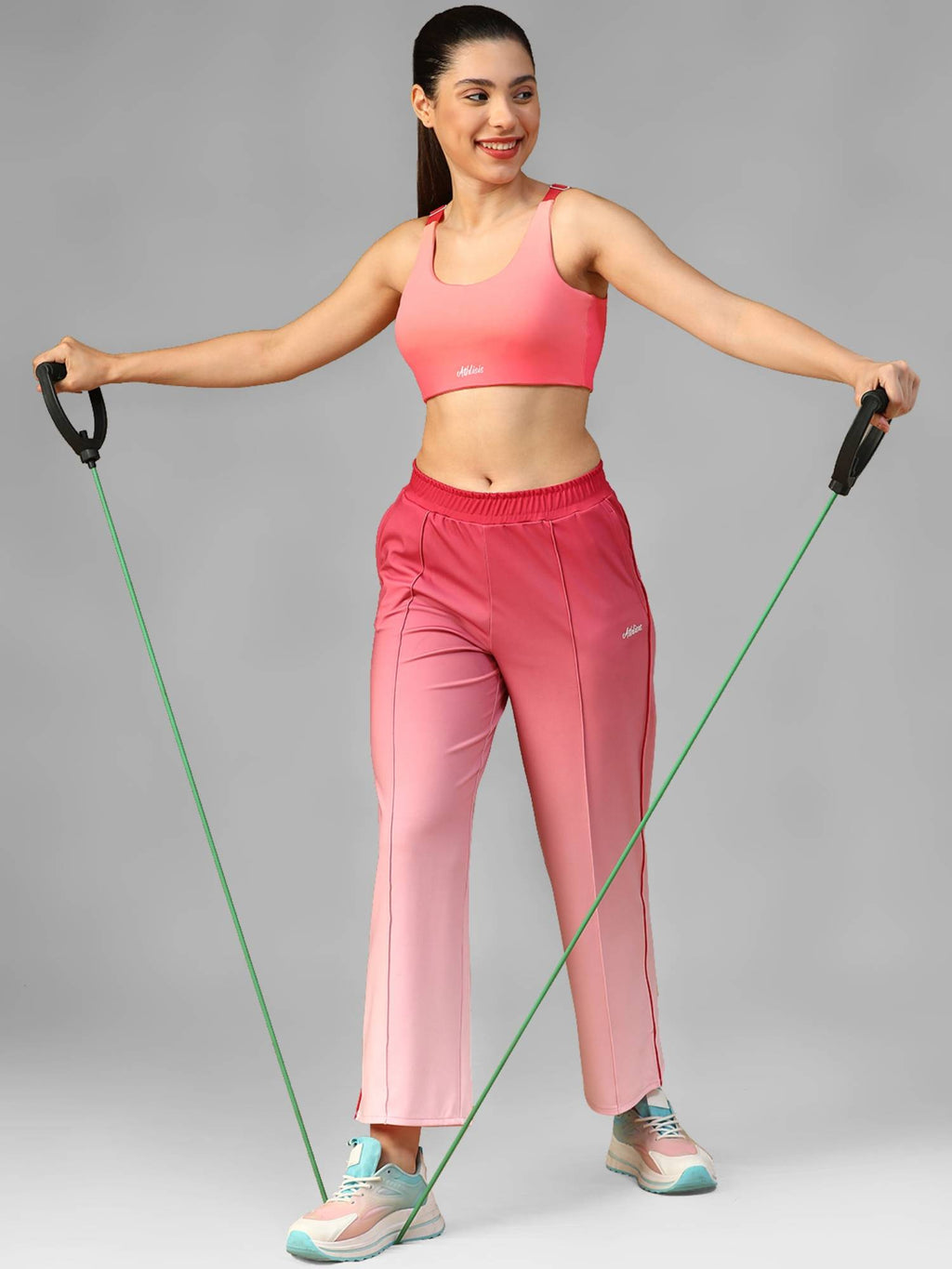 Black Spandex Solid Sports Bra | sb09 - view 11
