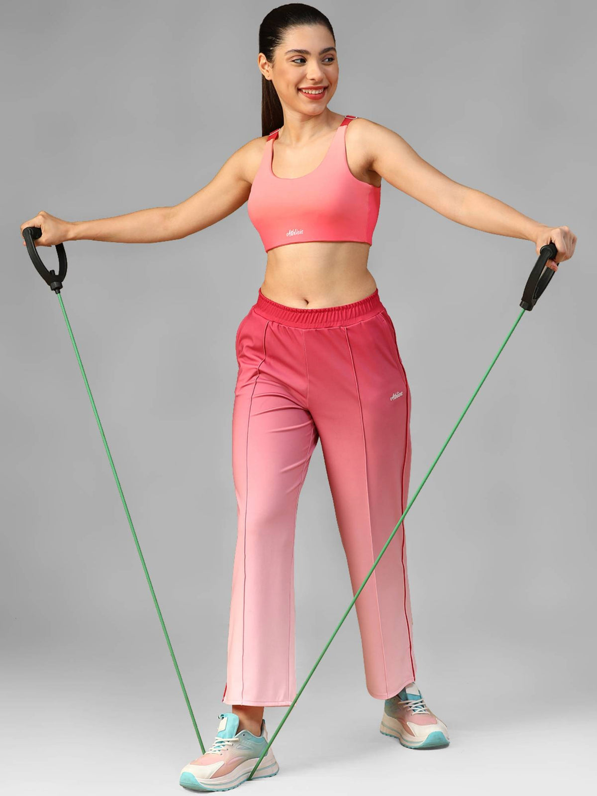 Black Spandex Solid Sports Bra | sb09 - view 11