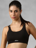 Blue Spandex Solid Sports Bra | sb09 - view 19