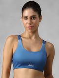 Mauve Spandex Solid Sports Bra | sb09 - view 7