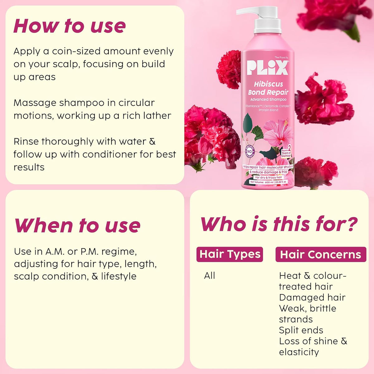 The Plant Fix Hibiscus Bond Repair Advanced Shampoo | PL1 - view 14