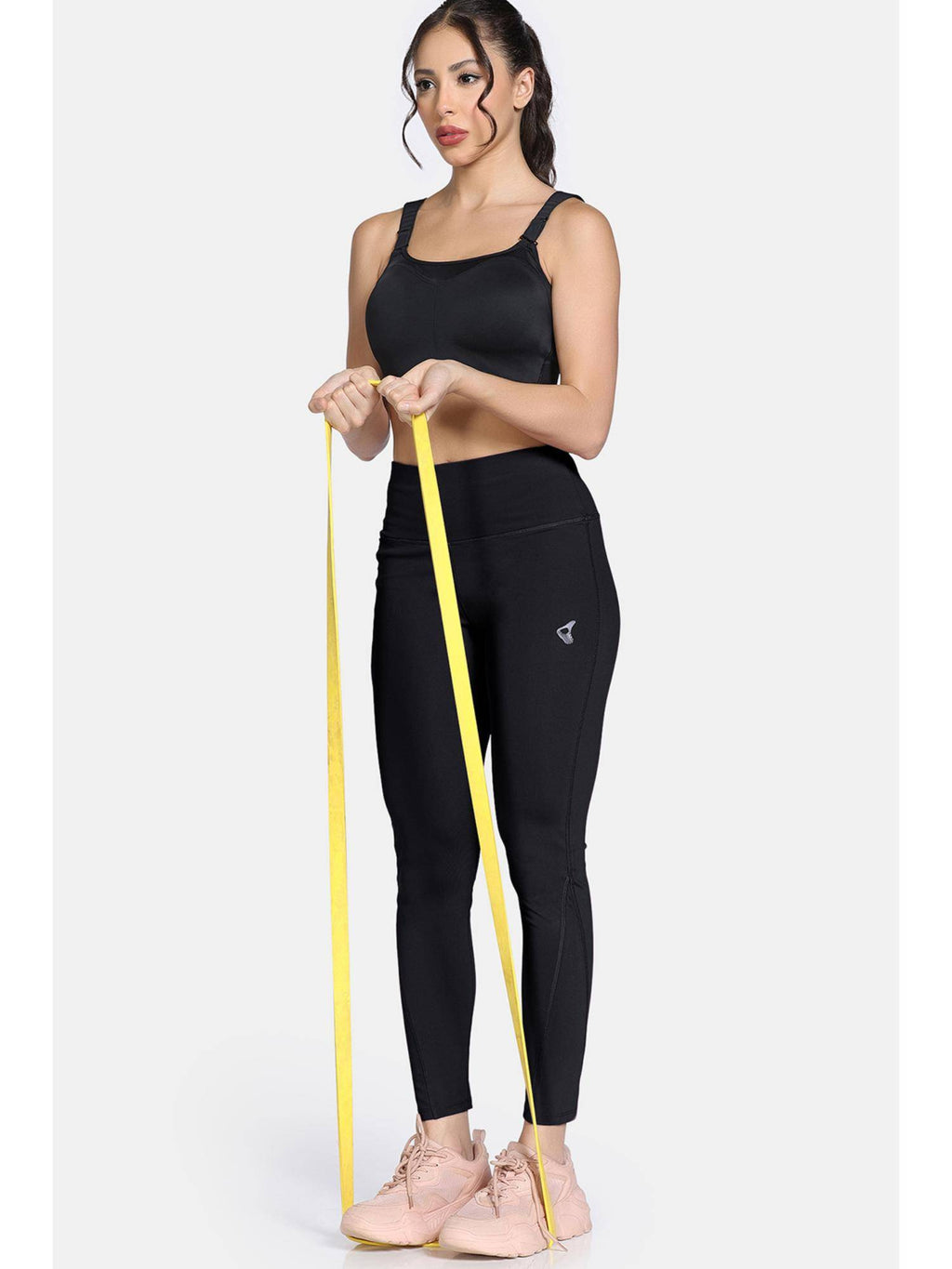 Zelocity High Impact Quick Dry Sports Bra - Jet Black | sb09 - view 5