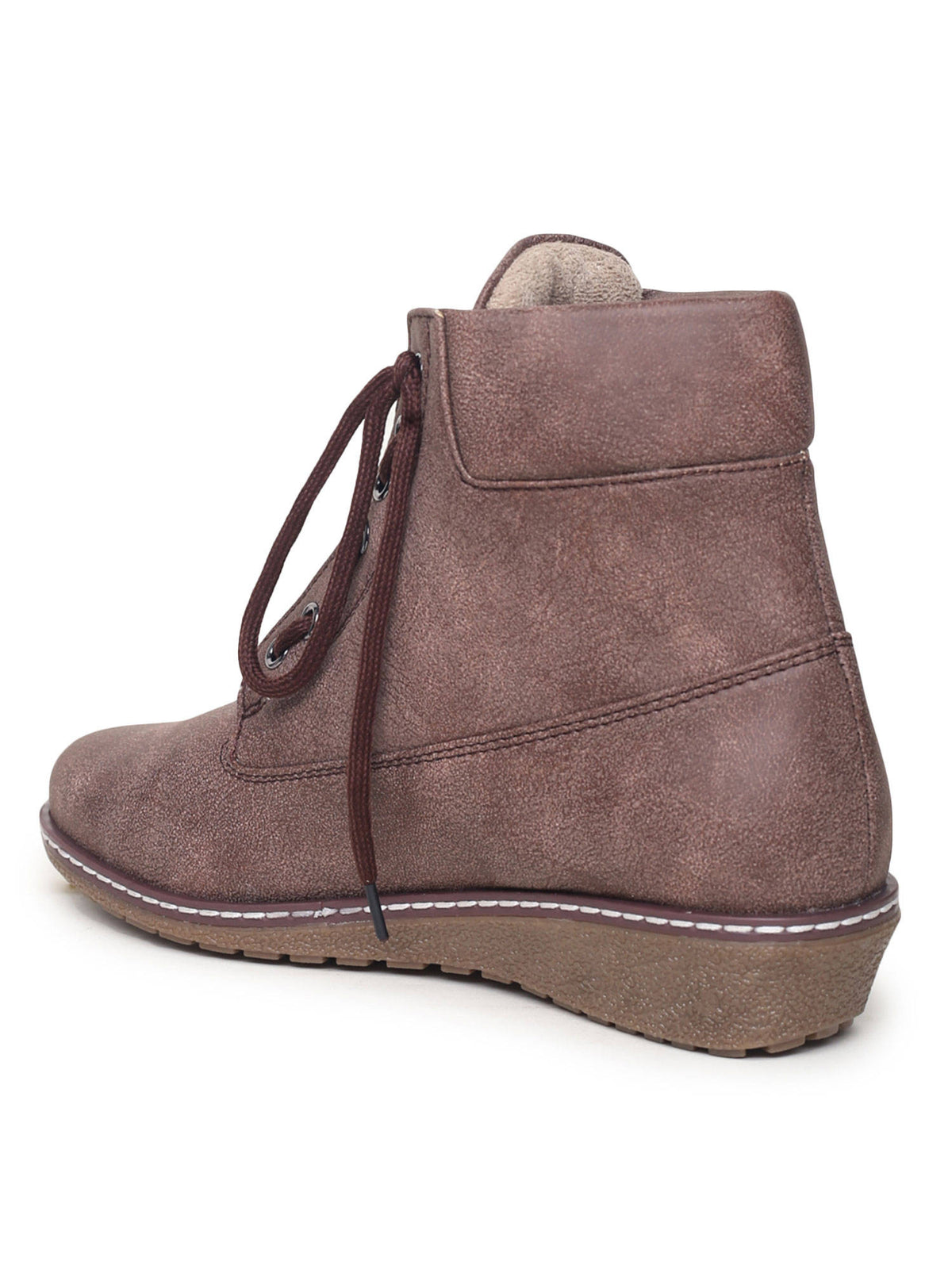 Solid Brown Casual Boots | BT61 - view 4