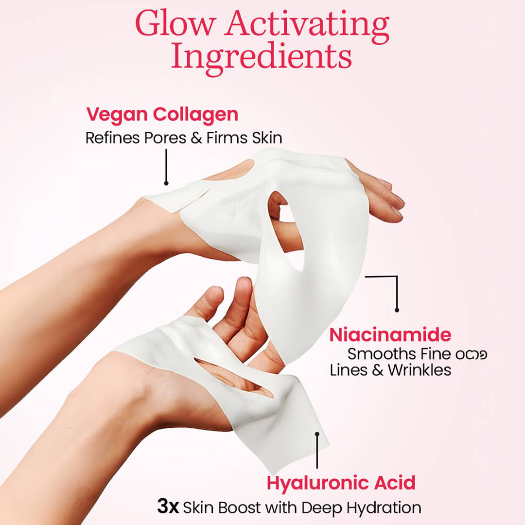 Korean Glass Skin Bio-Collagen Overnight Face Mask - Pack of 1 | FC3 - view 2