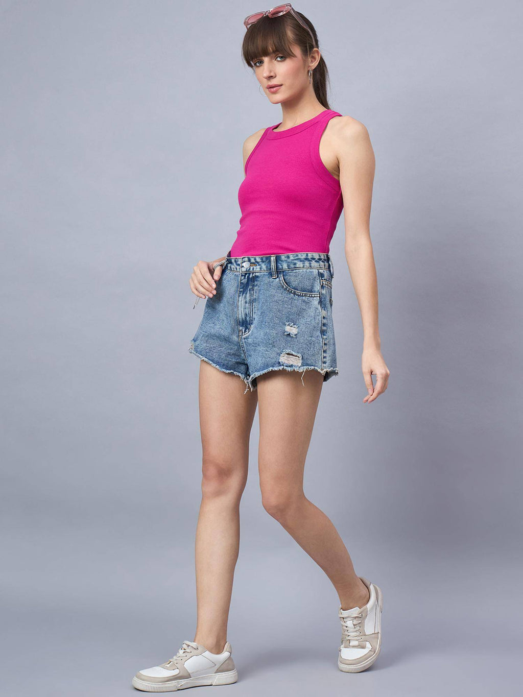 Women Tank Top - Pink | TT98 - view 5