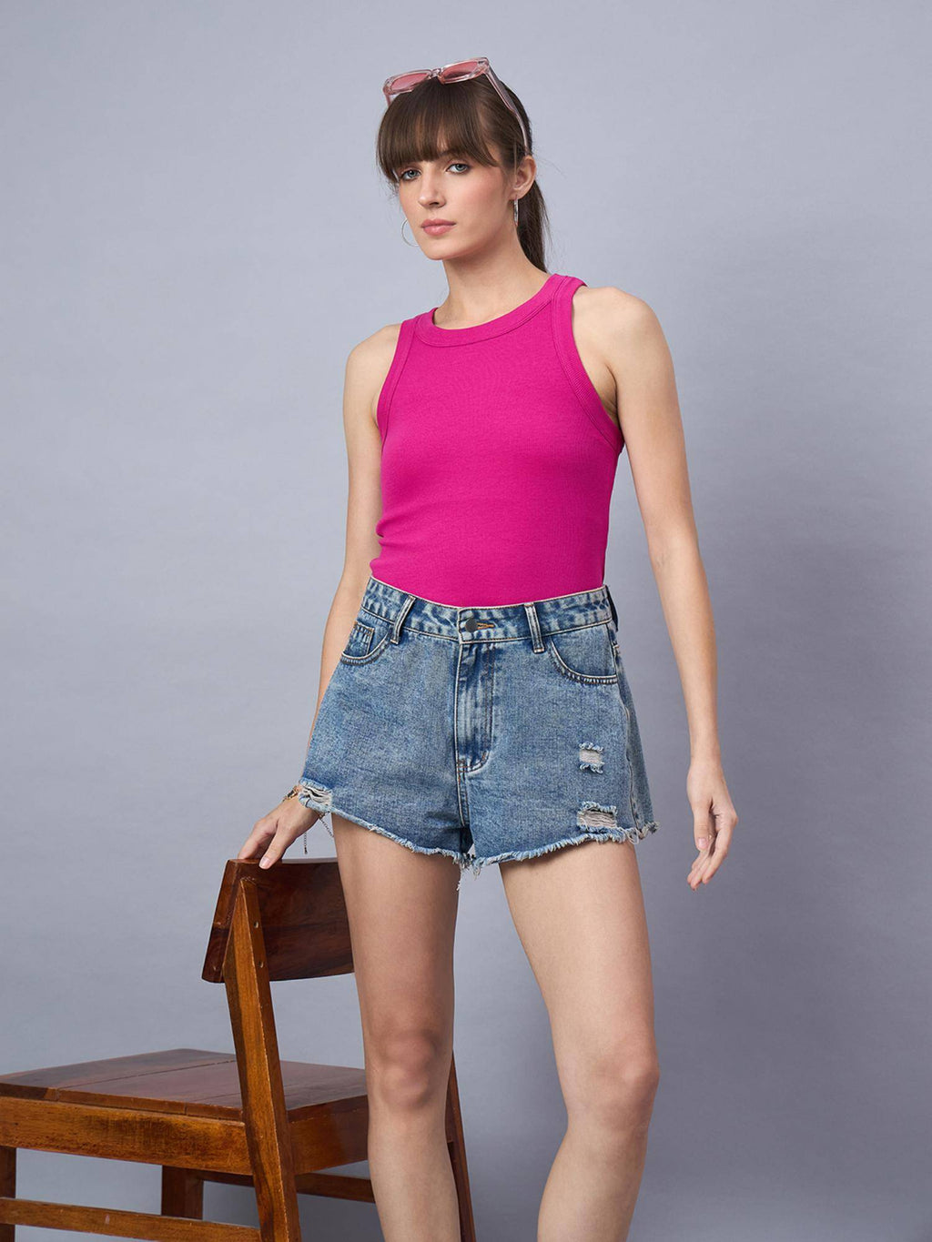 Women Tank Top - Pink | TT98 - view 6