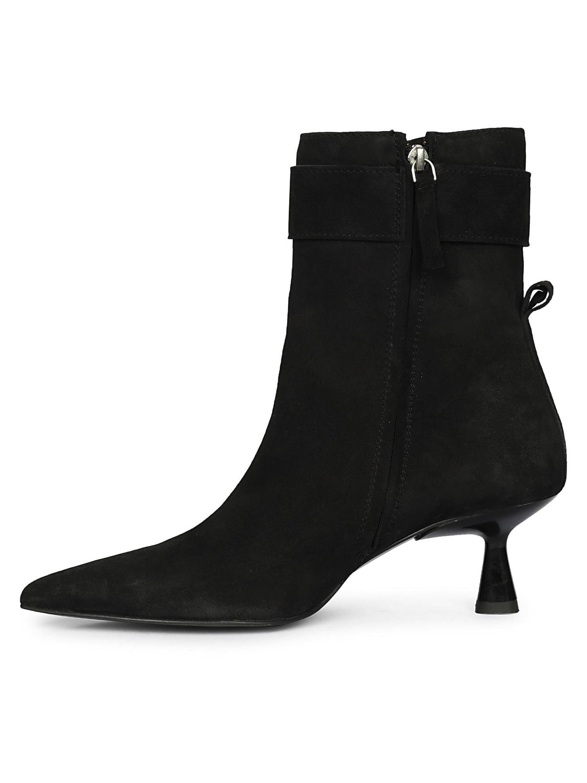 Women Black Leather Casual Boots | BT61 - view 3