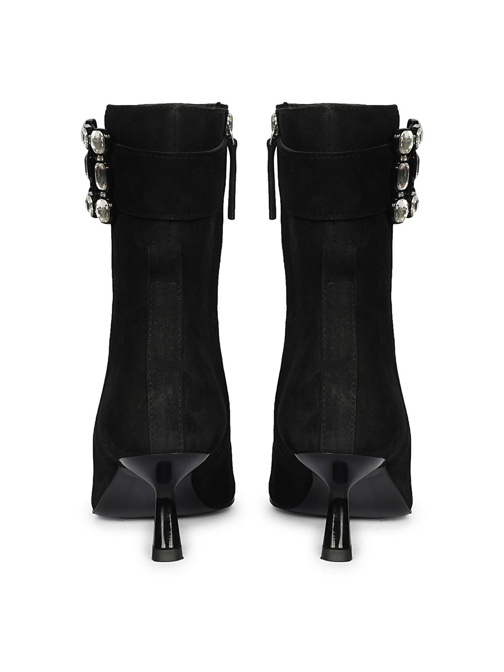 Women Black Leather Casual Boots | BT61 - view 5
