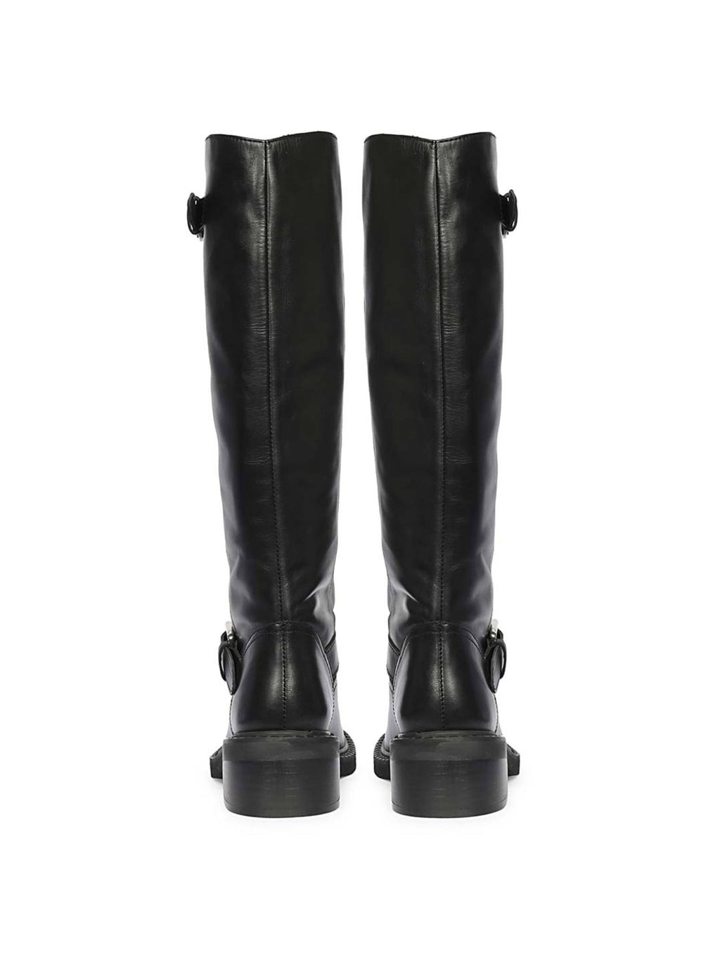 Women Black Leather Buckle Boots | BT61 - view 5