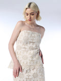 Women Beige Embroidered Top | TT90 - view 1