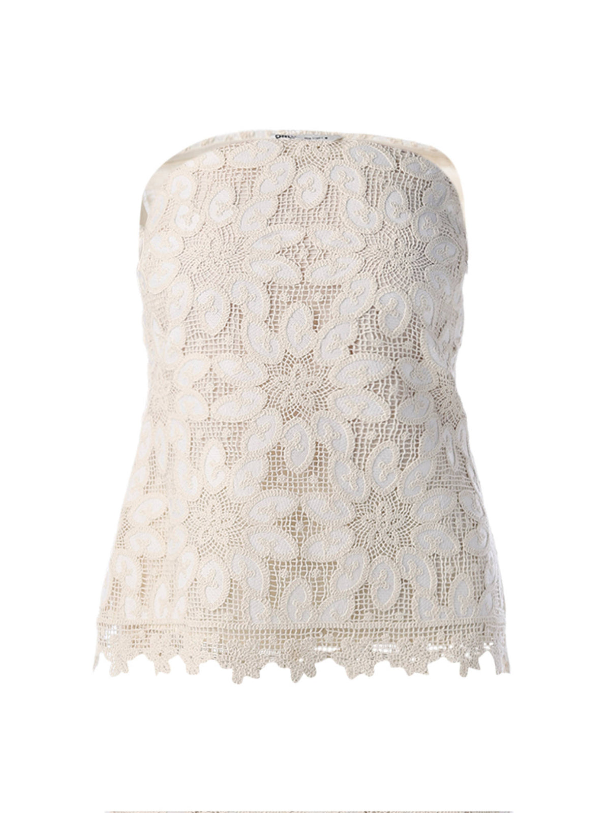 Women Beige Embroidered Top | TT90 - view 7