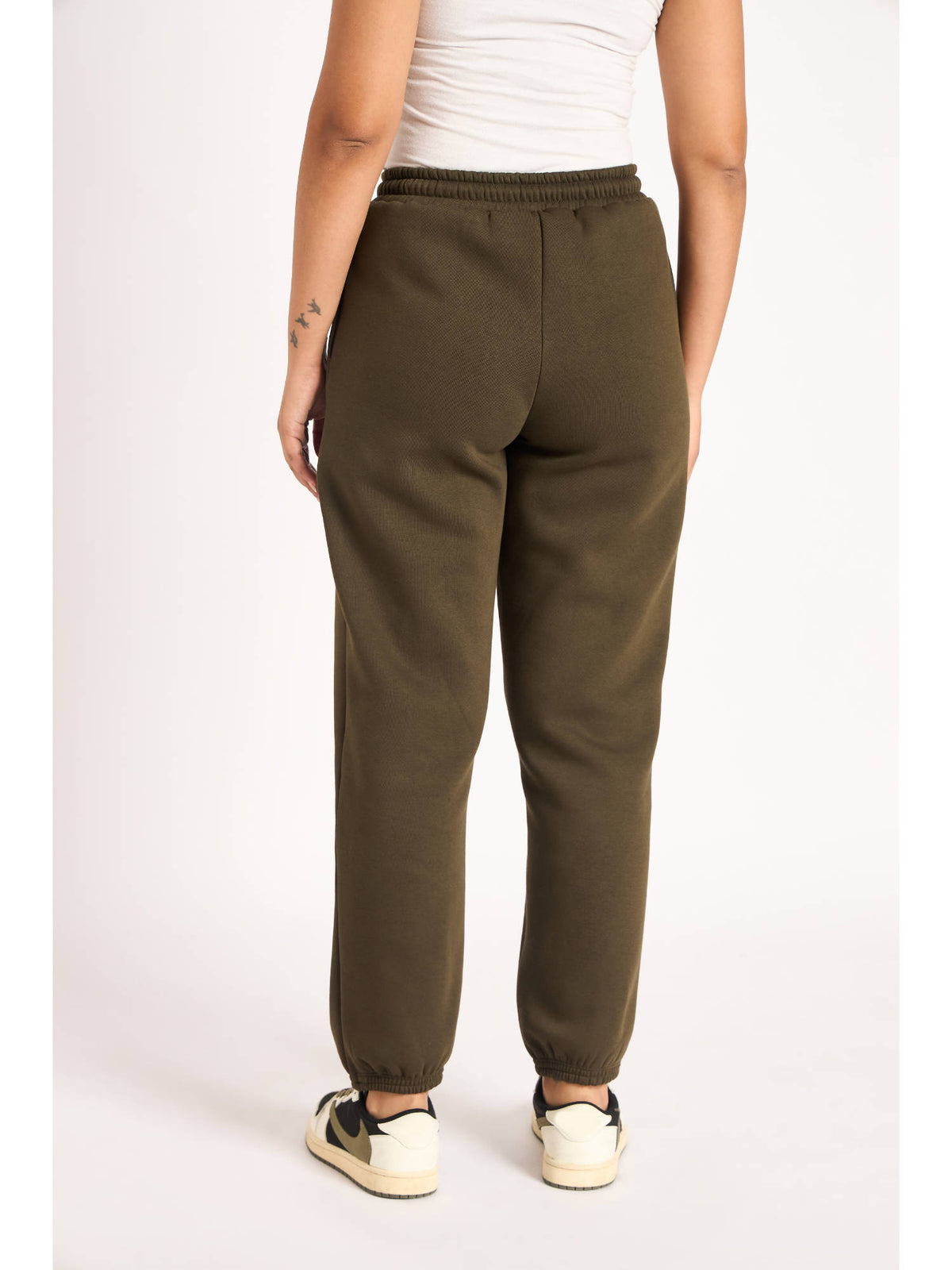 Olive Fleece Joggers | WJ89 - view 2